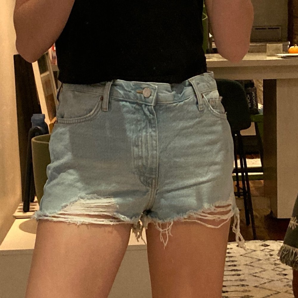 BDG girlfriend high-rise jean short
